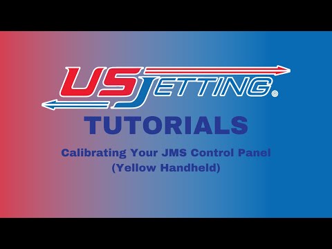 How to Calibrate your JMS Control Panel (Yellow Handheld)