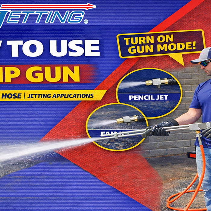 How to Use the US Jetting Dump Gun for Decks, Grease Traps & Hydro Excavation