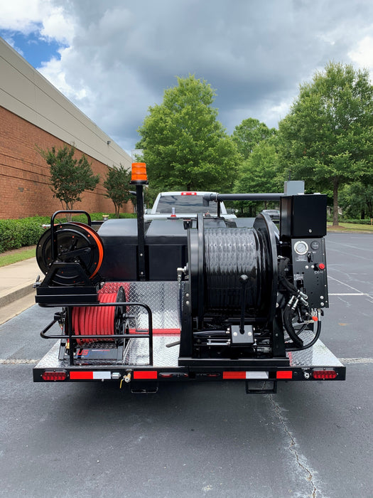 Inlet Garden Hose Reel with Fill Hose