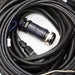22ft JMS Elite to Tier 4 engine wiring harness with multi‑pin connectors and corrugated protective tubing for JMS Elite and JMS Elite Plus jetter control systems.
