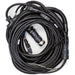 22ft JMS Elite to Tier 4 engine wiring harness with multi‑pin connectors, T‑junction, and corrugated protective tubing for JMS Elite and JMS Elite Plus jetter control systems.