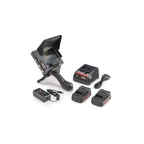 Ridgid CS6X Digital Recording Monitors Wi-Fi with 2"  Batteries and 1"  Charger