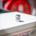 Stainless steel Digger Nozzle for sewer jetting, forward‑jet nozzle with no rear jets designed to push debris and scale out of small pipes; manually pushed jetting nozzle ideal for short runs under 100 feet during pipe lining prep, shown on US Jetting equipment.